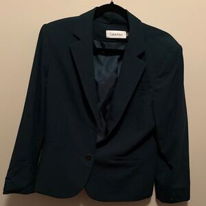 Calvin Klein Forest Green Blazer